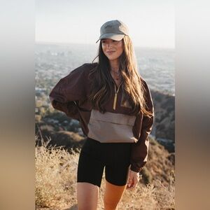 Fabletics Shawn Cropped Half-Zip Jacket